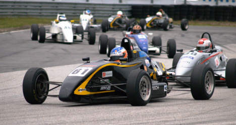 Marco L. Sørensen var også pænt front på Sturup Raceway.